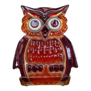 Design Gifts Lucite Owl Napkin Holder Vintage 70’s